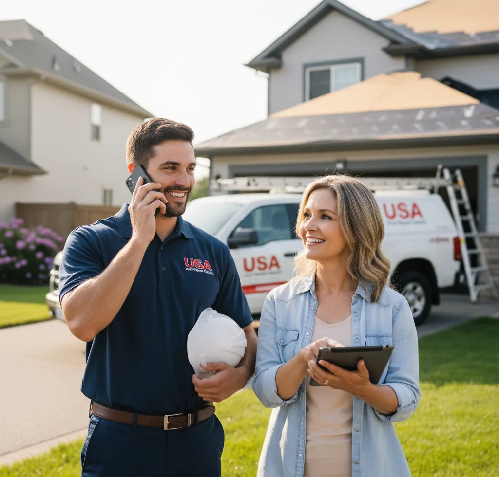 USA Roof Repair Experts customer support in South Wales